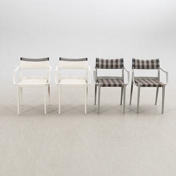 Philippe Starck, stolar, 8 st, "Play", Dedon, 2000-tal.