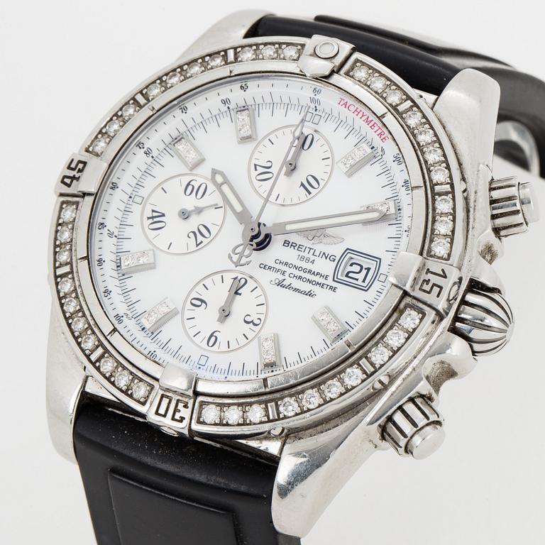 BREITLING, Chronomat Evolution, "Tachymetre", Chronometre, armbandsur, kronograf, 43,7 mm.