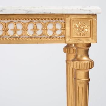 Konsolbord, Stockholmsarbete i Pehr Ljungs art (1743-1819), Sengustavianskt.
