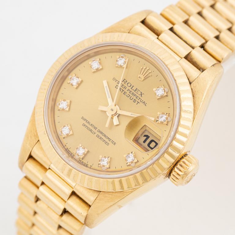 Rolex, Oyster Perpetual, Datejust, wristwatch, 26 mm.
