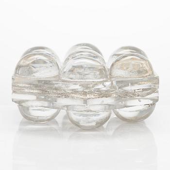 Nanny Still, a signed "Focus" glass sculpture from 1970s.
