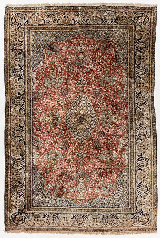 Carpet, Kashmir, approx. 205 x 138 cm.