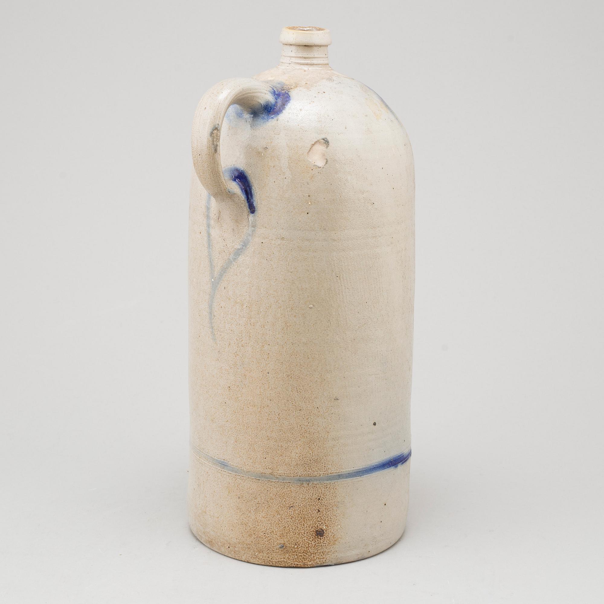 A 19th century stoneware jar marked B&N.