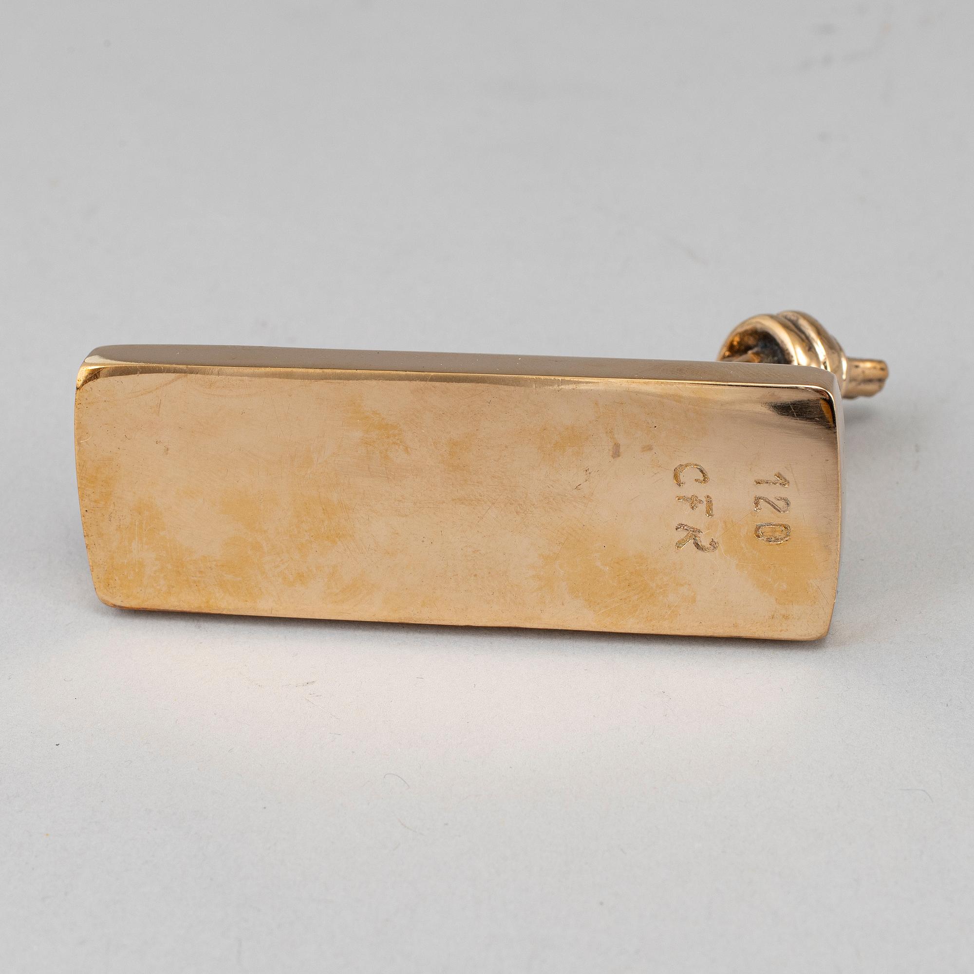 CARL FREDRIK REUTERSWÄRD, "The Knotted Gun", signed and numbered 120.