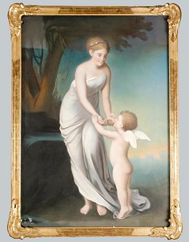 OKÄND KONSTNÄR, pastell, signerad möjligen Emil Fröberg, 1800-/1900-tal.
