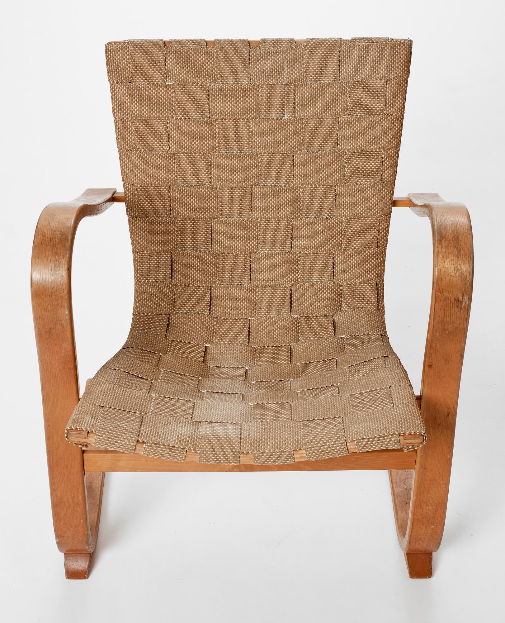 FÅTÖLJ, "Tösen", Gustaf Axel Berg, ABY-Möbler, 1942.