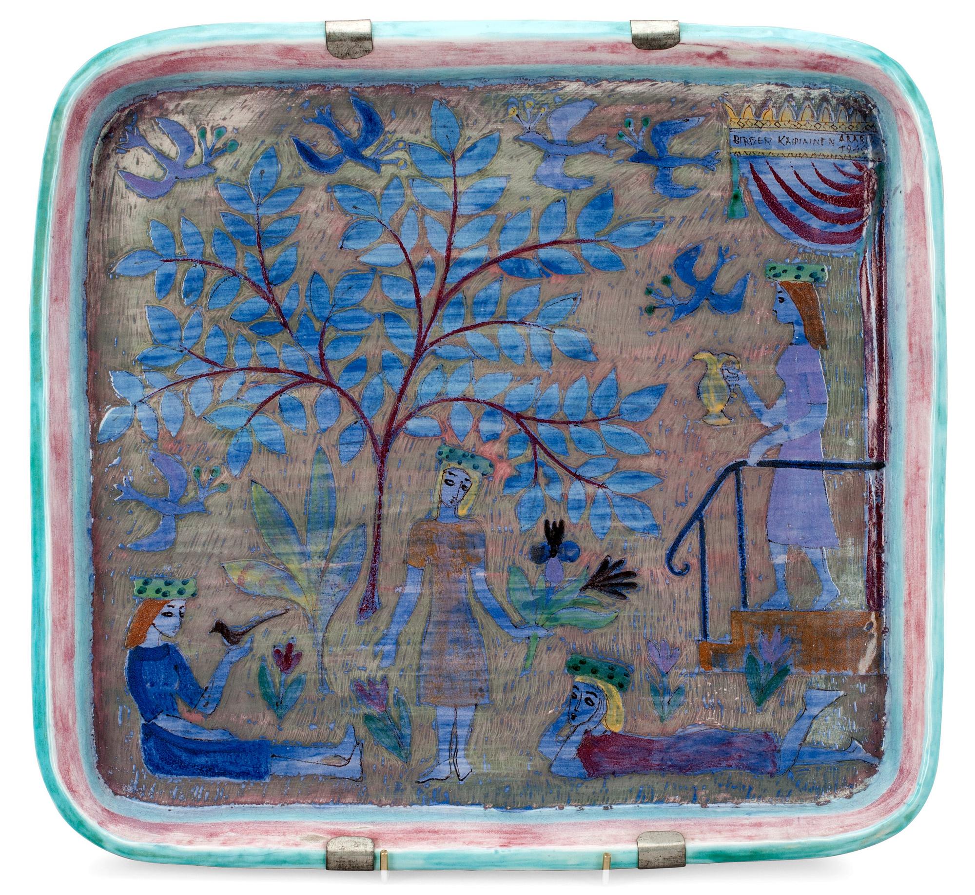 Birger Kaipiainen, A CERAMIC DISH.