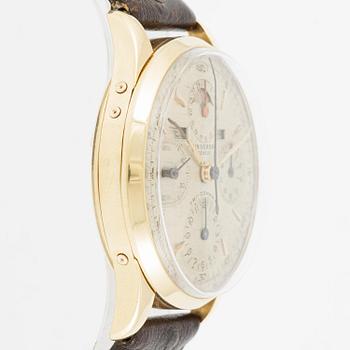 Universal Genève, Tri-Compax, chronograph, ca 1945.