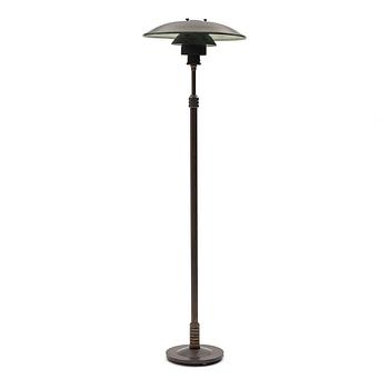 Poul Henningsen, a floor lamp, "PH-80", Louis Poulsen, Denmark, mid 20th century.