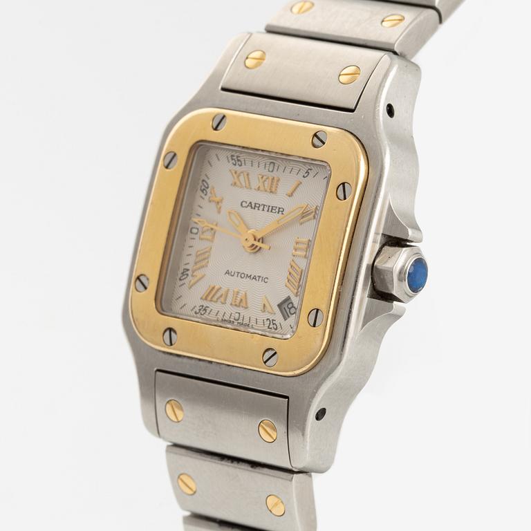 Cartier, Santos, wristwatch, 24 x 24 (35) mm.
