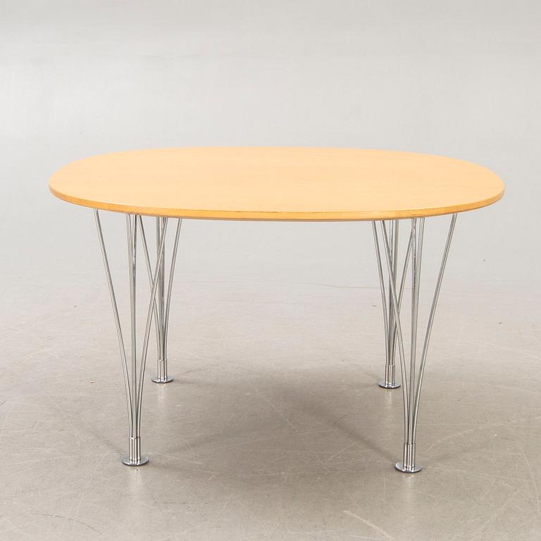 Bruno Mathsson & Piet Hein, coffee table, "Supercirkel", Mathsson International AB.