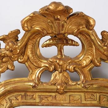Spegel, Stockholmsarbete, 1700-talets senare del, Rokoko.