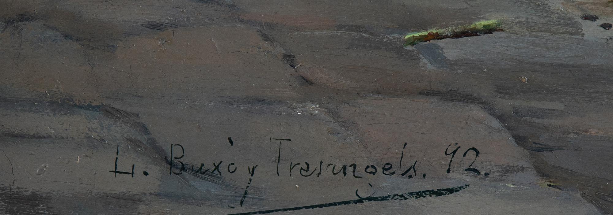 Luis Buxo Tresangels, oil on canvas, signed and dated -92.