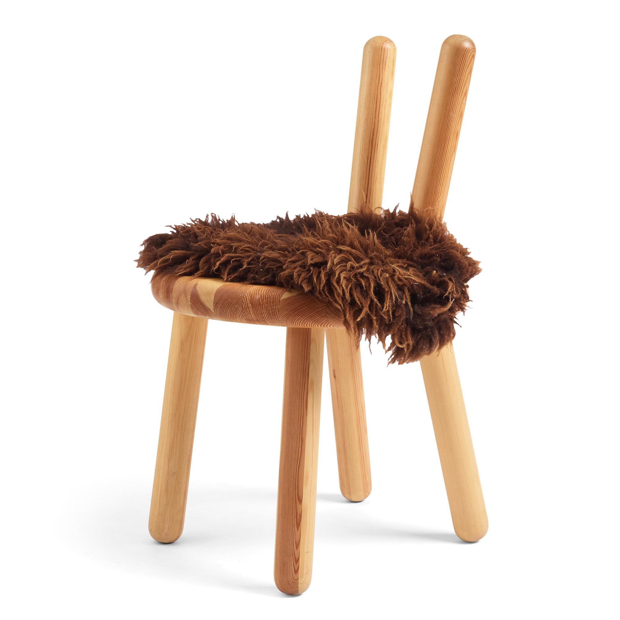 Fredrik Paulsen, a unique "Bamba" chair, prototype, 2014.
