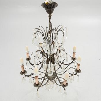 Chandelier, Rococo style, 20th century.