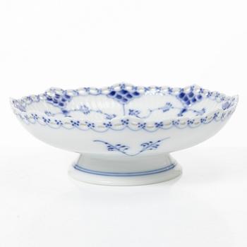 Royal Copenhagen, seven piece 'Blue Fluted Full Lace', Denmark.