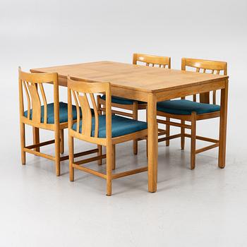 Gunnar Myrstrand, Dining set, 5 pieces, Källemo, 1960s.