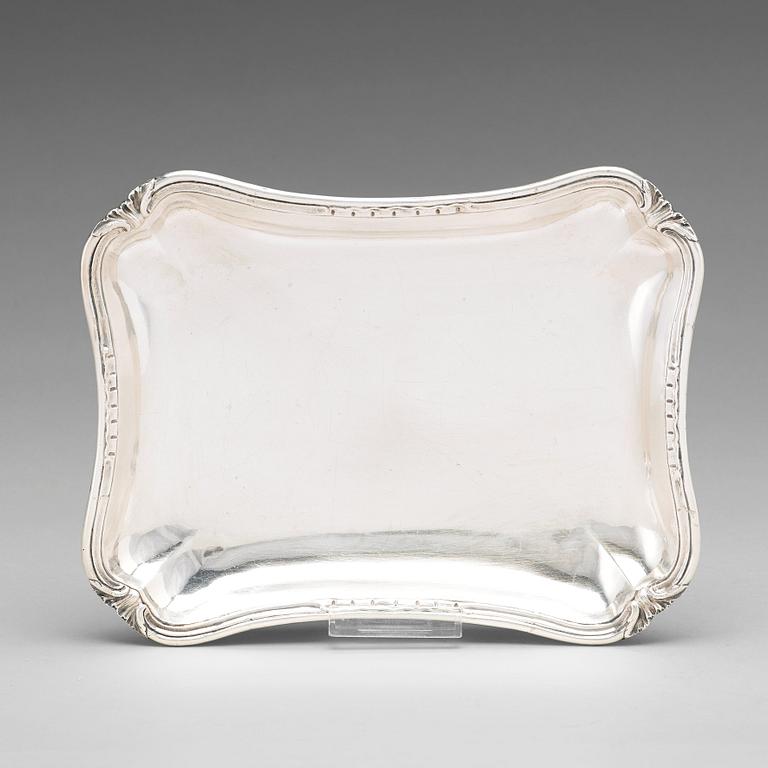 Jonas Thomasson Ronander, kuddkarott, silver, Stockholm 1753, rokoko.