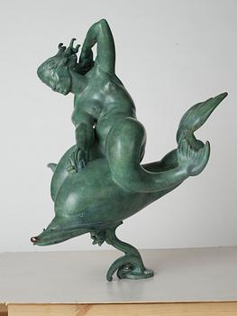 Carl Milles, Naiad and dolphin.