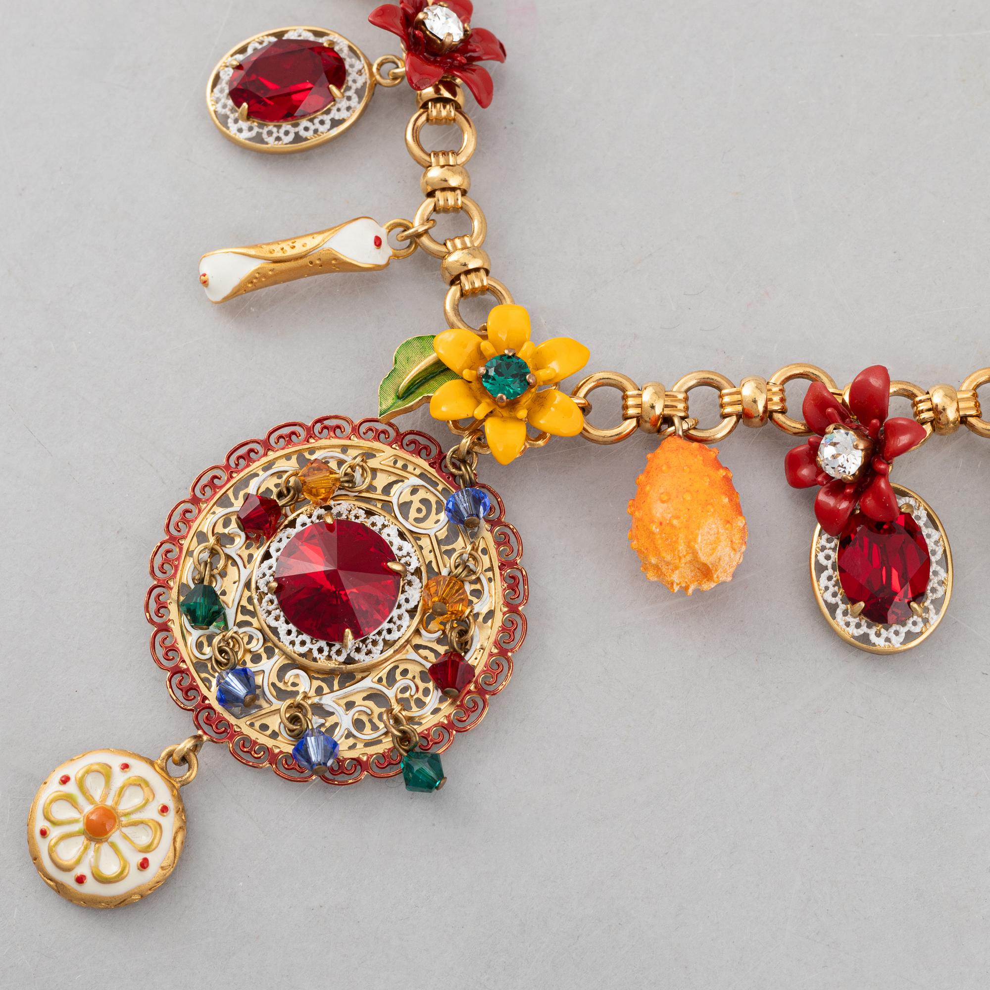 Dolce & Gabbana, costume jewellery necklace.