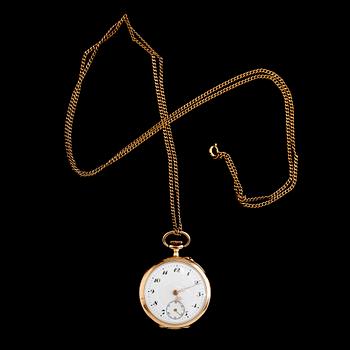 FICKUR, 14 k guld, 1900-talets första hälft.