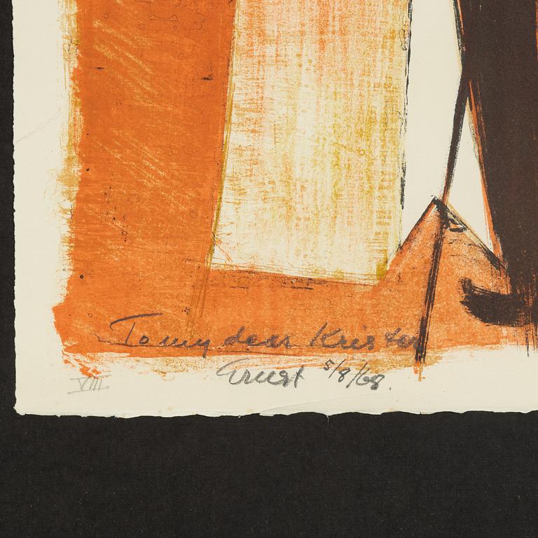 Ernst van Leyden, Abstract composition.