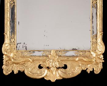 A Swedish Rococo 18th century mirror.