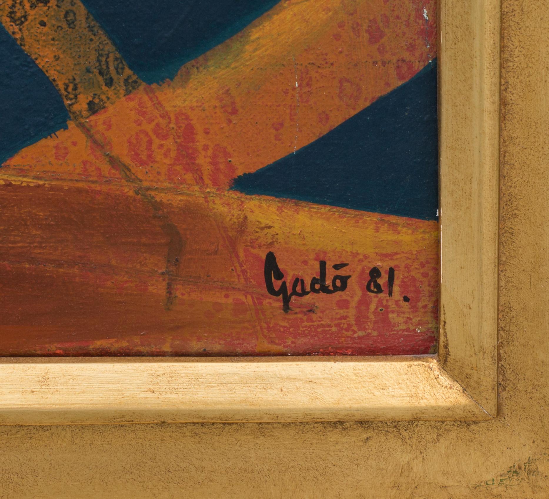 BERTIL GADÖ, olja på duk, signerad och daterad -81.