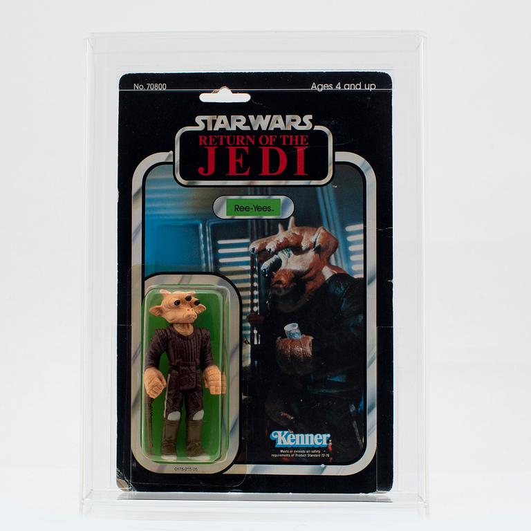 STAR WARS, Rancor Keeper, Gamorrean Guard, Ree-Yees & Lando Calrissian, ROTJ, Kenner 1983.