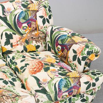 JOSEF FRANK, a model 703 sofa, Firma Svenskt Tenn, Sweden, provenance Estrid Ericson, for her summer house Tolvekarna.