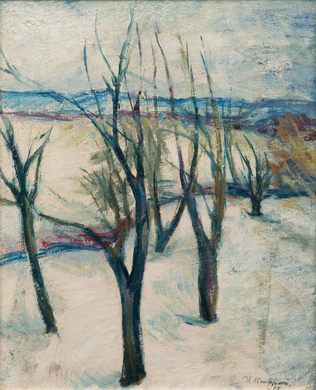 VÄINÖ KAMPPURI, WINTER LANDSCAPE.