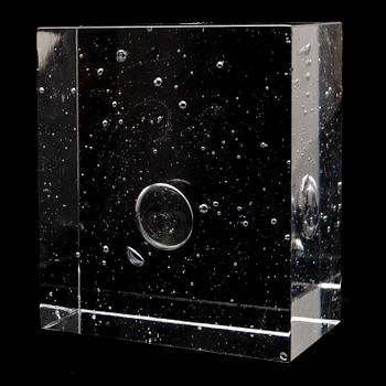 OBJEKT, 2 st. Glas, Orrefors, Sven Palmqvist resp Kosta.