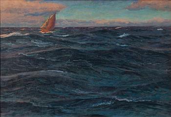 Oscar Hullgren, "På öppet haf".