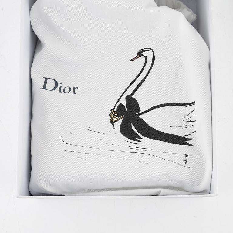Christian Dior, A Ultramatte Gray Stone Cannage Calfskin 'Lady Dior my ABCDIOR bag'.