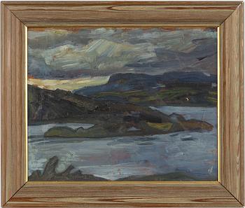 Helmer Osslund, Afton vid vattnet.
