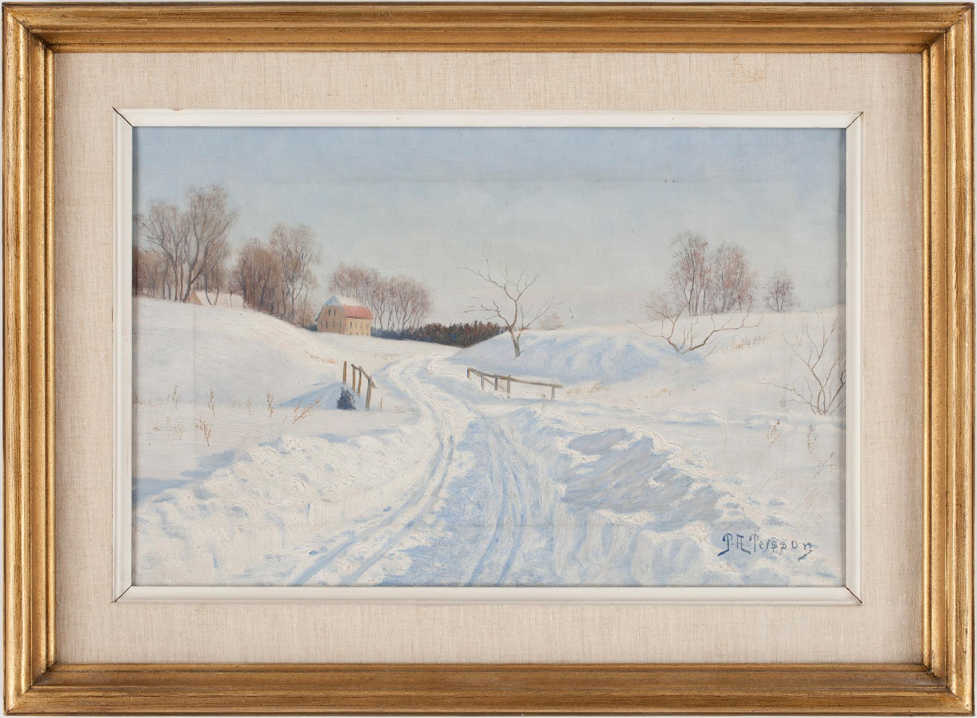 PETER ADOLF PERSSON, olja på duk, signerad.