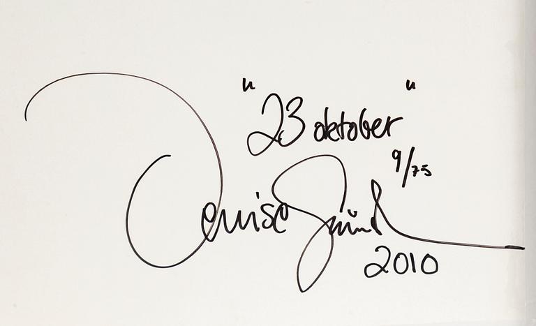 DENISE GRÜNSTEIN, fotografi signerad och numrerad 9/75 a tergo.