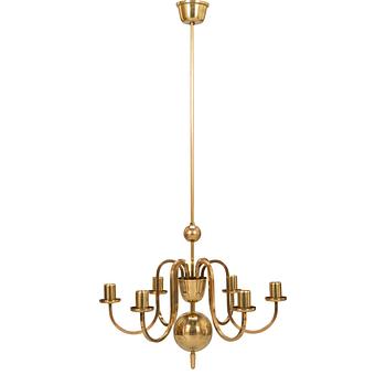 Paavo Tynell, a 1940 made to order chandelier by Taito.