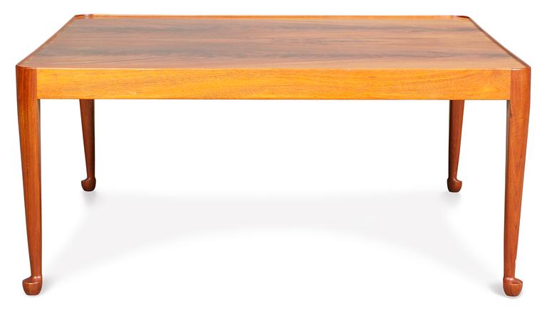 A Josef Frank mahogany sofa table, "Diplomat", Firma Svenskt Tenn.