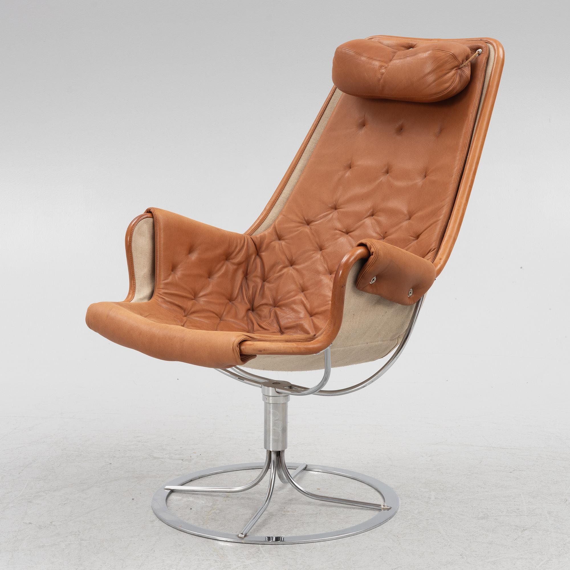 Bruno Mathsson, swivel chair 'Jetson', Dux, late 20th century.