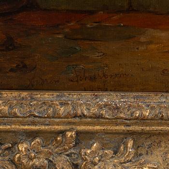 oil on canvas, signed and dated 1866.