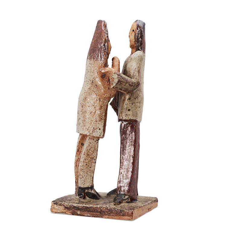 Lisa Larson, A unique Lisa Larson stoneware sculpture, Gustavsberg Studio 1970's.