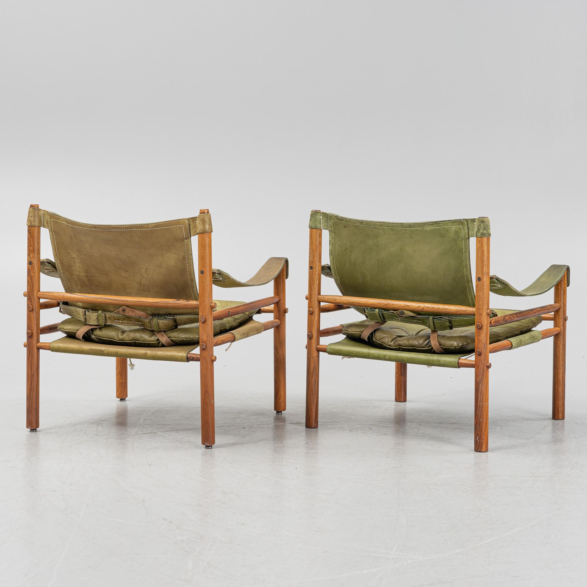 Arne Norell, a pair of 'Sirocco' chairs, Norell Möbel AB, 1960's/70's.