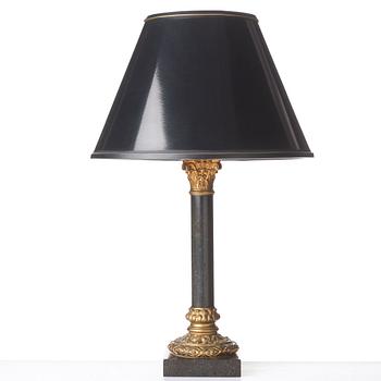 A 20th century table lamp.