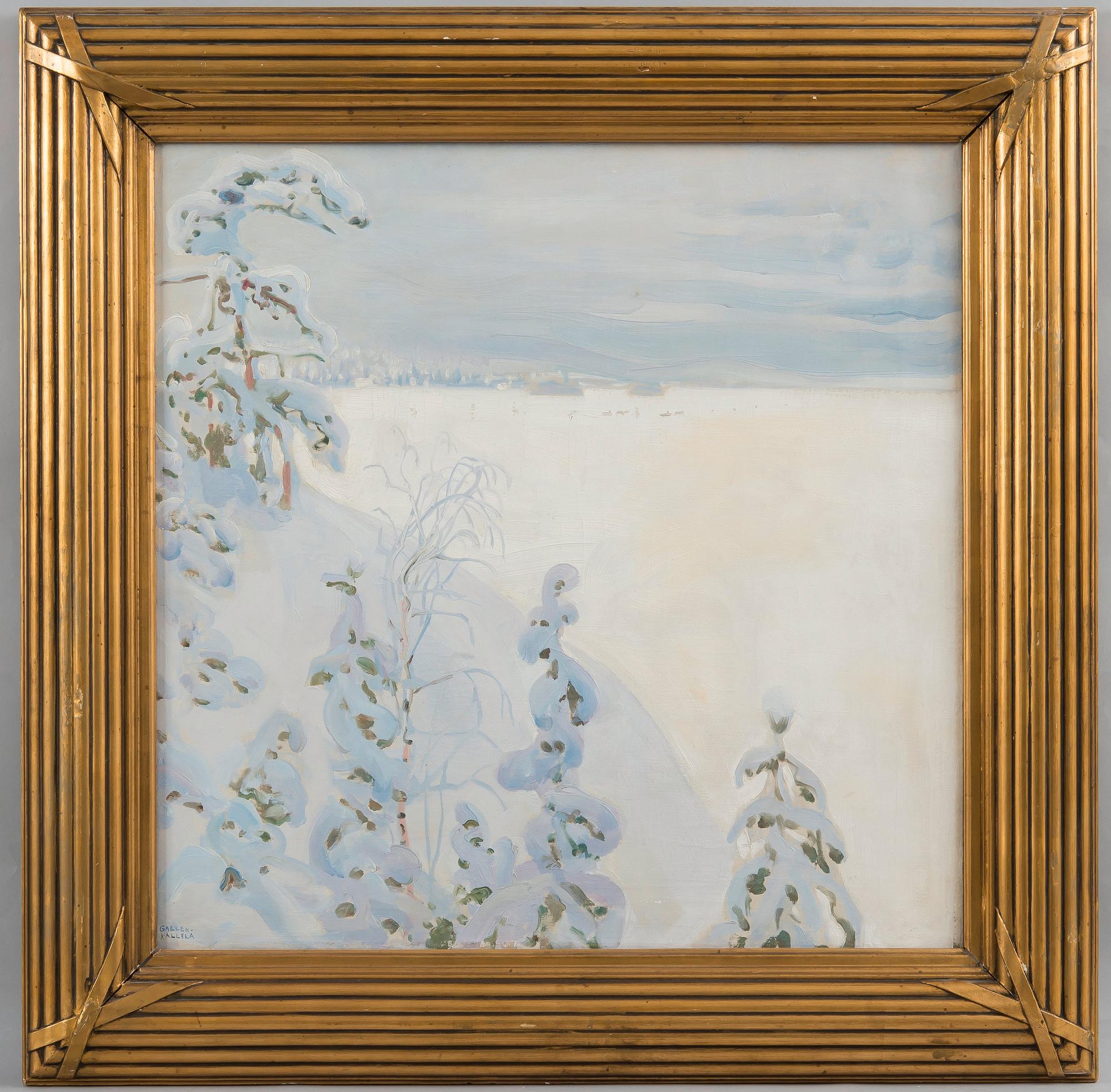 Akseli Gallen-Kallela, VINTERLANDSKAP.