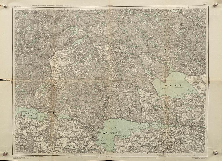 GENERALSTABENS KARTOR, 18 st. 1800-talets andra hälft.