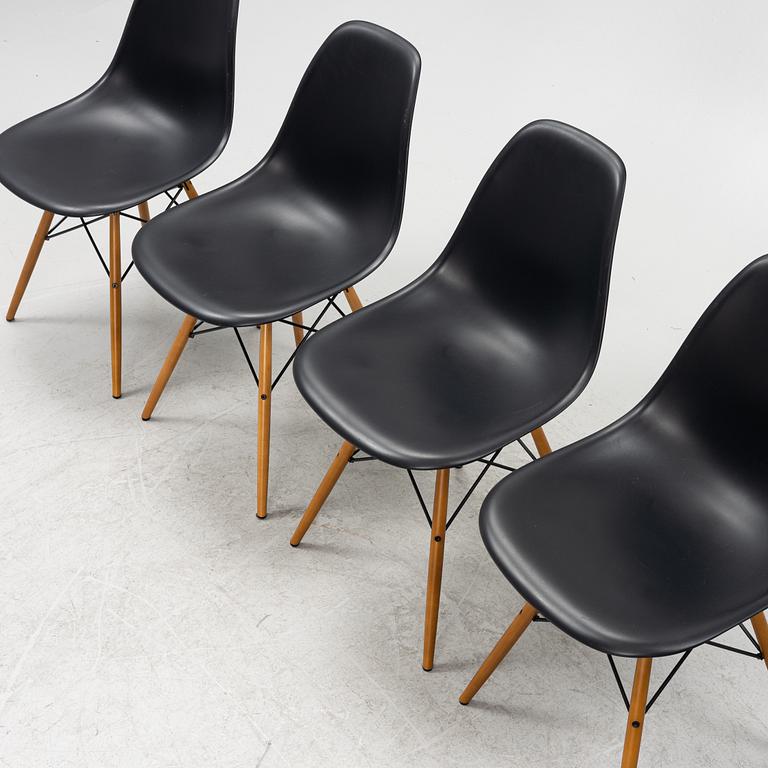 Charles & Ray Eames, stolar, 4 st, "Plastic Chair DSW", Vitra, 2017.