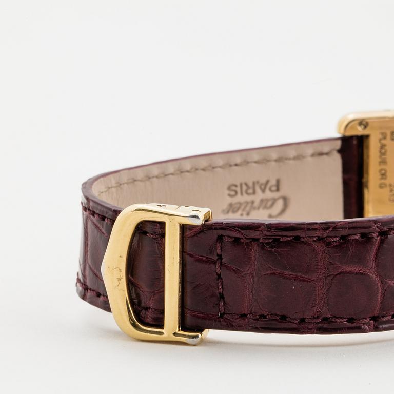 Must de Cartier, Tank Français, wristwatch, 26 x 35 mm.