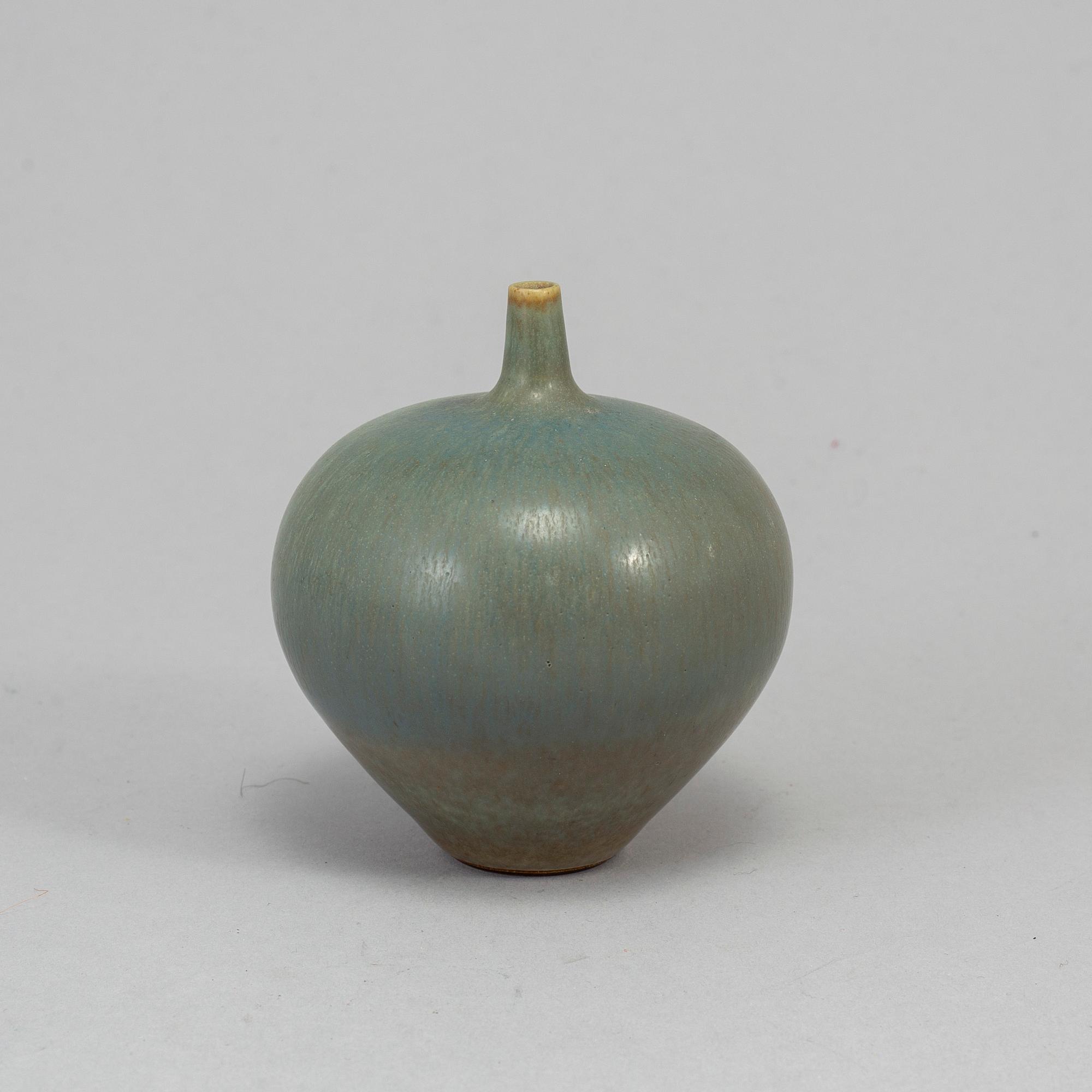BERNDT FRIBERG, a stoneware vase from Gustavsberg studio, signed Friberg.