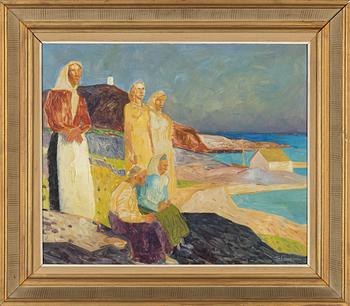 Gunnar Torhamn, oil on board, signed Torhamn.